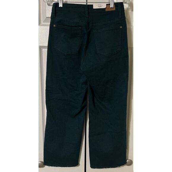 Judy Blue Los Angeles High Waist Wide Leg Crop 1/25, Teal Green,‎ JB88104C, New - Picture 11 of 12